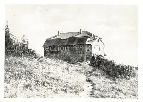 AK / Ansichtskarte Spieglitzer_Schneeberg Liechtensteinschutzhaus Berghaus 