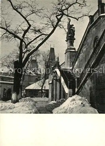 AK / Ansichtskarte Praha_Prahy_Prague Malostranske zakouti u Karlova mostu Mala Strana Karlsbruecke Praha_Prahy_Prague