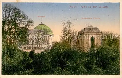 AK / Ansichtskarte Aachen Partie auf dem Lausberg Belvedere Aachen