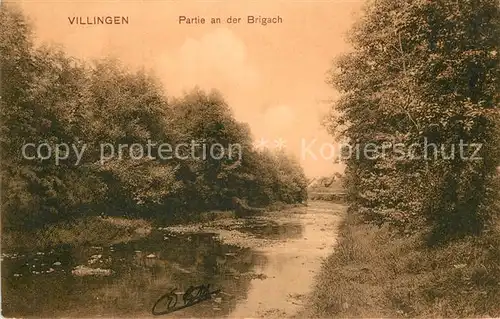 AK / Ansichtskarte Villingen Schwenningen Partie an der Brigach Villingen Schwenningen