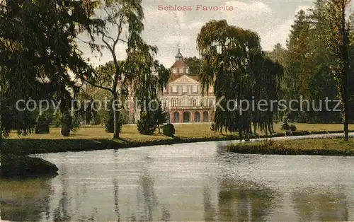 AK / Ansichtskarte Kuppenheim Schloss Favorite Kuppenheim