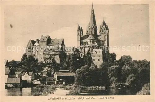 AK / Ansichtskarte Limburg_Lahn Dom und Schlo Limburg_Lahn