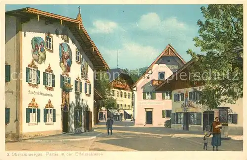 AK / Ansichtskarte Oberammergau Ettalerstrasse Oberammergau