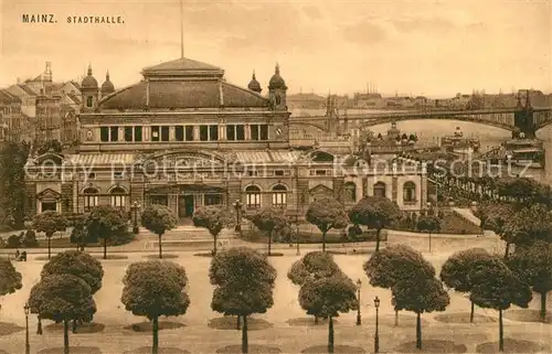 AK / Ansichtskarte Mainz_Rhein Stadthalle Mainz Rhein