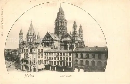 AK / Ansichtskarte Mainz_Rhein Dom Mainz Rhein