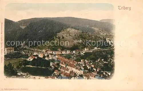 AK / Ansichtskarte Triberg_Schwarzwald Fliegeraufnahme Triberg Schwarzwald