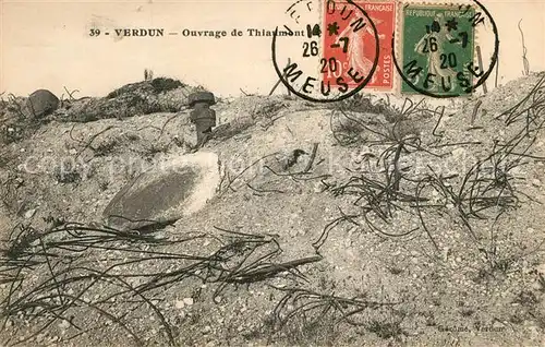 AK / Ansichtskarte Verdun_Meuse Ouvrage des Thiaumont Verdun Meuse