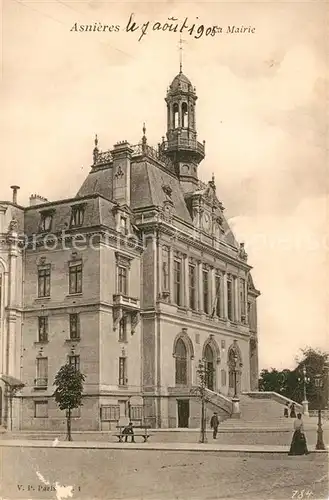 AK / Ansichtskarte Asnieres sur Seine Rathaus Asnieres sur Seine