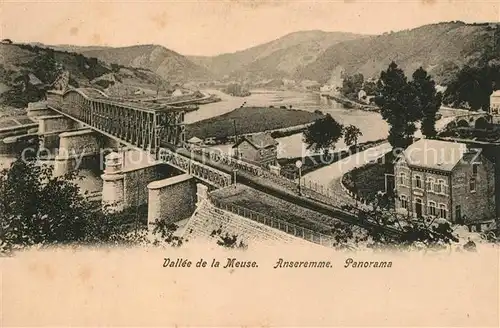 AK / Ansichtskarte Anseremme Vallee de la Meuse Panorama Anseremme