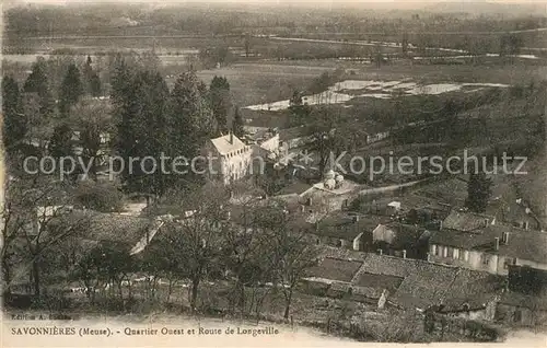 AK / Ansichtskarte Savonnieres en Perthois Quartier Ouest Route de Longeville Savonnieres en Perthois