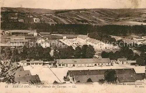 AK / Ansichtskarte Bar_le_Duc_Lothringen Panorama Casernes Bar_le_Duc_Lothringen