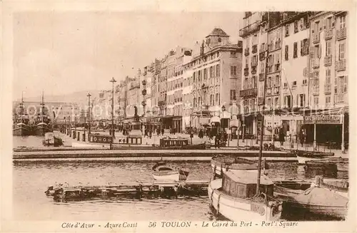 AK / Ansichtskarte Toulon_Var Carre du Port Toulon_Var
