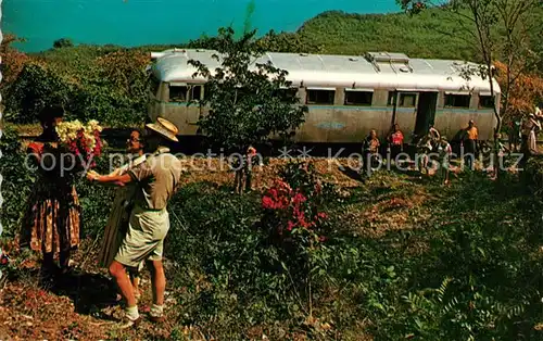 AK / Ansichtskarte Eisenbahn The Governor s Coach Ipswich Caves Maggotty Falls Appelton Sugar Estate Jamaica Eisenbahn