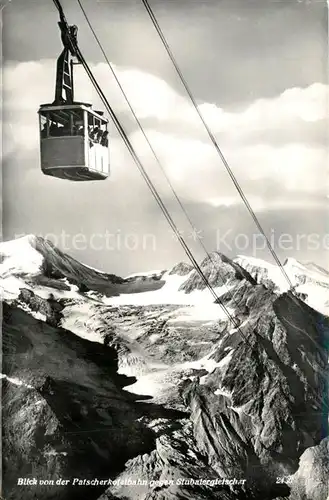 AK / Ansichtskarte Seilbahn Patscherkofelbahn Stubaiergletscher  Seilbahn