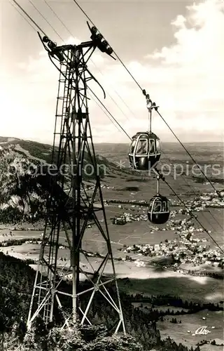 AK / Ansichtskarte Seilbahn Pfronten Breitenbergbahn  Seilbahn