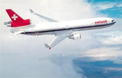 AK / Ansichtskarte Swissair McDonnell Douglas MD 11 