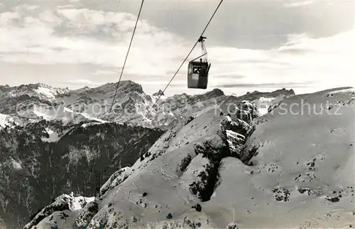 AK / Ansichtskarte Seilbahn Teleferique Leysin Berneuse Chaine des Dents de Morcles  Seilbahn