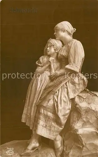 AK / Ansichtskarte Skulpturen Sehnsucht Foto Amag Nr. 749 2 