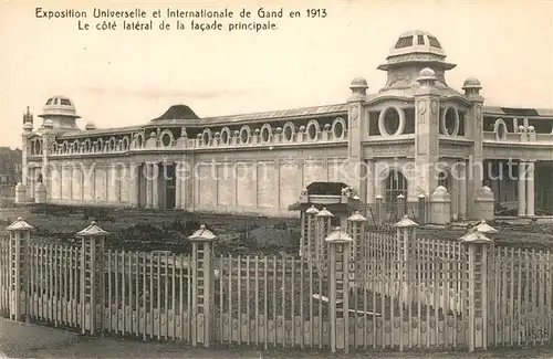 AK / Ansichtskarte Exposition_Universelle_Gand_1913 Facade Principale 