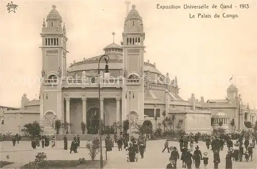 AK / Ansichtskarte Exposition_Universelle_Gand_1913 Palais du Congo 