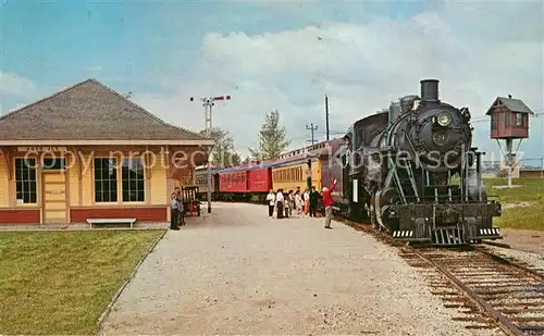 AK / Ansichtskarte Lokomotive National Railroad Museum Green Bay Wisconsin 