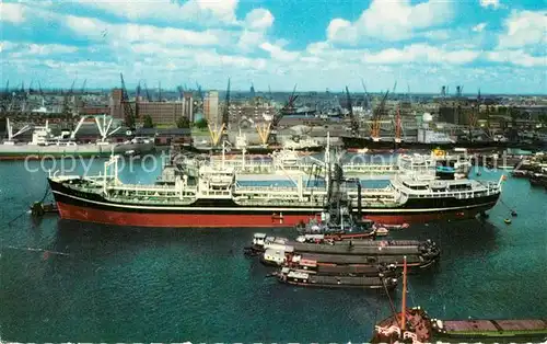 AK / Ansichtskarte Dampfer_Oceanliner Rotterdam Haven  