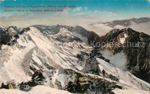AK / Ansichtskarte Karawanken_Slowenien Gebirgspanorama Selenitza und Begunschitza Bergwelt Karawanken Slowenien