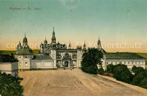 AK / Ansichtskarte Svaty_Kopecek_Olomouce Kloster Heiligenberg Basilika Svaty_Kopecek_Olomouce