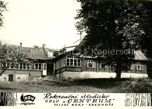 AK / Ansichtskarte Mlade_Buky Rekreacni stredisko Dolu Centrum Hotel Erholungszentrum 