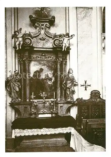 AK / Ansichtskarte Frankstadt Pfarrkirche Seitenaltar auf der Evangelienseite Frankstadt