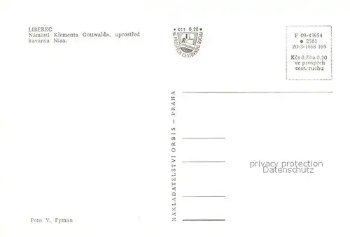 AK / Ansichtskarte Liberec Namesti Klementa Gottwalda Liberec