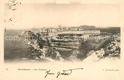 AK / Ansichtskarte Bonifacio_Corse_du_Sud Les Falaises Bonifacio_Corse_du_Sud