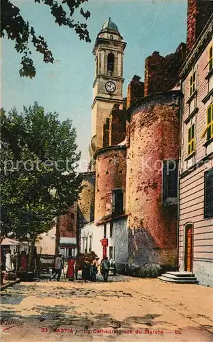 AK / Ansichtskarte Bastia Cathedrale vue de Marche Bastia