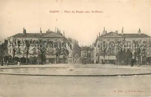 AK / Ansichtskarte Dijon_Cote_d_Or Place du Peuple  Dijon_Cote_d_Or