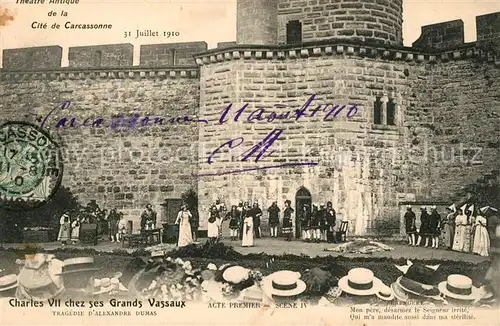 AK / Ansichtskarte Carcassonne Theatre Antique Carcassonne