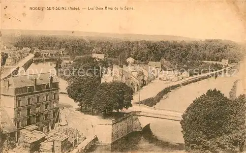 AK / Ansichtskarte Nogent sur Seine Les Deux Bras de la Seine Nogent sur Seine