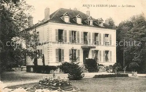 AK / Ansichtskarte Rigny le Ferron Chateau Rigny le Ferron