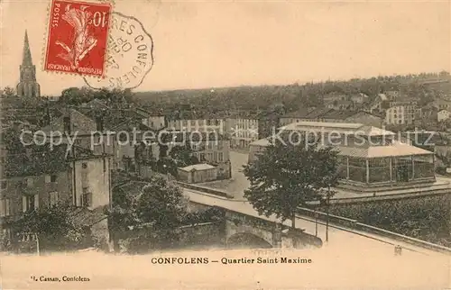 AK / Ansichtskarte Confolens Quartier Saint Maxime Confolens