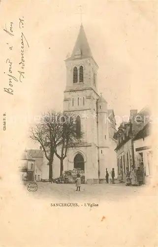 AK / Ansichtskarte Sancergues Eglise Sancergues