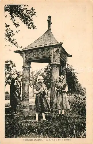 AK / Ansichtskarte Villers_l_Orme La Croix a Trois Jambes 