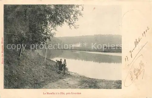 AK / Ansichtskarte Liverdun La Moselle a la Flie Liverdun
