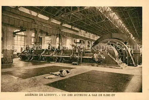 AK / Ansichtskarte Longwy_Lothringen Acieries Moteurs a Gaz de 6000 Longwy Lothringen