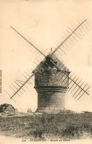 AK / Ansichtskarte Guerande Moulin du Diable Guerande