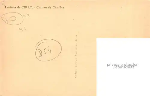 AK / Ansichtskarte Chindrieux Chateau de Chatillon Chindrieux