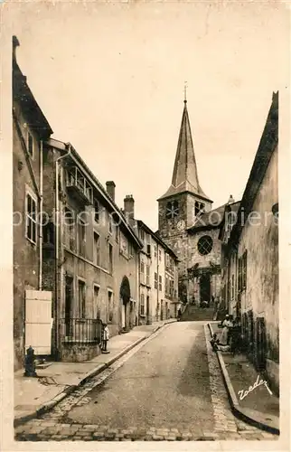 AK / Ansichtskarte Foug Rue de l Eglise Foug