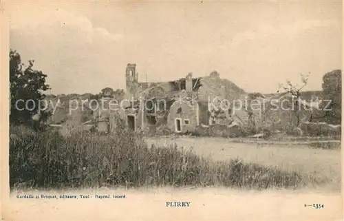 AK / Ansichtskarte Flirey Ruinen Flirey