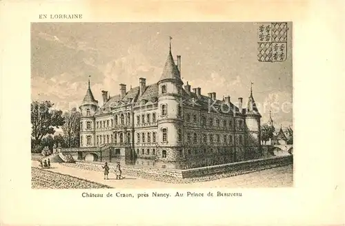 AK / Ansichtskarte Craon_Mayenne Chateau Prince de Beauveau Craon Mayenne