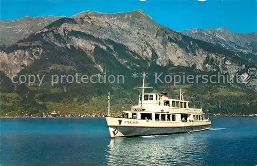 AK / Ansichtskarte Motorschiffe MS Interlaken Brienz Rothorn 