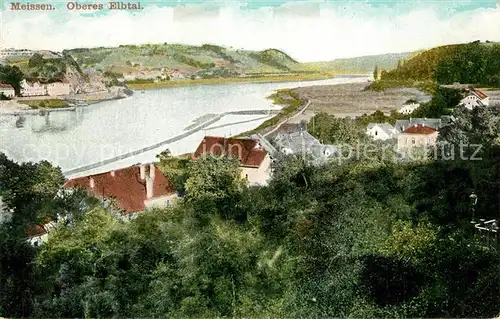 AK / Ansichtskarte Meissen_Elbe_Sachsen Oberes Elbtal Meissen_Elbe_Sachsen