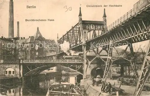 AK / Ansichtskarte Berlin Gleisdreieck der Hochbahn Berlin